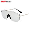 New Unique Rimless Mirrored Outdoor Fishing Designer Sunglasses