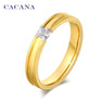 Fashion Catch A CZ Titanium Stainless Steel Rings For Women