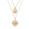New Long Round Collar Baroque Medusa Necklace Pendants