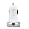 New 2 Port Mini Dual USB Car Charger Adapter For Smart phone