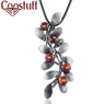 New Fashion Long Beautiful Leaves & Fruit Pendant necklace