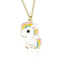 new Animal Cute Unicorn Cartoon Pendant Necklace