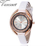 new luxury fashion Casual Quartz Leather Strap Watch