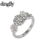New Fashion Silver Color Wild flower Meadow Pandora Ring