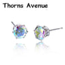 AAA Cubic Zirconia Push-back Bridal Earring studs