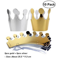 10pcs/Lot New Kids Party Birthday Crown Headgear - sparklingselections