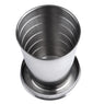 New 75ml Stainless Steel Camping Folding Water Bottles