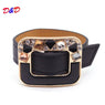 New European Fashion Punk Wide Double color Leather Bracelets