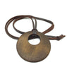 Handmade Fashion Collar Vintage Long PU Leathe Wood Pendants Necklaces for Women