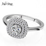 New Fashion Luxury Square Big Zirconia crystal Wedding Rings (7, 8)