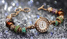 New Women Fashion Retro Round Case Alloy Strap Bracelet Watch