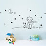 Brand New Little Prince With Fox Moon Star Home Decor Wall Sticker Kids Room Decor Posters