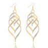 Design Elegant Classic Punk Spiral Pendant Drop Earrings For Women