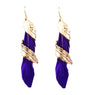 White Feather Dangle TAssel Earring for Women (E3031)