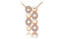 Circle Design Austrian Crystal Pendant Necklace