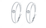 Catch A Ball Hoop Long Stylish Earrings For Girls