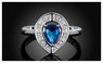Sterling Silver Engagement Rings With 925 Stamp