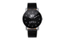 Black Ceramic Leather Watch For Men