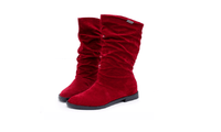 New Autumn Winter Women Stylish Flat Flock Snow Boots - sparklingselections