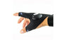 Finger less LED Glove Flashlight Torch Outdoor Activity