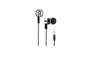 Metal Earbuds Standard Noise Isolating Reflective Fiber Cloth Line 3.5