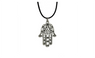 Vintage Silver Hands Pendant Charm Short Pendant Necklace For Women