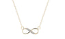 Crystal Tiny 8 Infinity Zircon Pendant Necklace For Women
