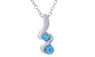 Sprout Crystal Fashion Pendant Necklaces