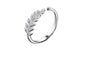 Flower Leaf Personality Wedding Rings for Women