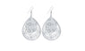 Hollow Pattern Water Drop Dangle Earrings For Women