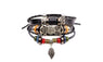 Men Black Braided Leather Bracelet