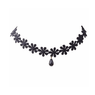 New Beautiful Necklace Vintage Gothic Crochet Lace Flower Teardrop Charm Choker Collar Necklace Charms