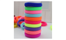 Quality Candy Fluorescence Colored Rubber Bands Hair Elastics