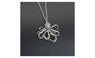 New Fashion Antique Silver Plated Octopus Pendant Chain Necklace