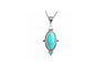Fashion Jewellery Special Oval Shaped Crystal Natural Stone Pendant,1