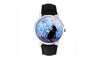 New Female Black Cat Pattern Leather Wristwatch
