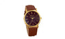 Men's Pu Leather Band Quartz Watch