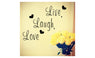Live laugh love Inspirational Quote Vinyl Home Decor Wall Sticker