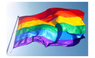 Lesbian Pride LGBT Polyester Colorful Rainbow Flag For Decoration