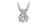 Small Cubic Zirconia Diamond heart Pendant Necklace