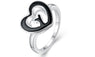 Trendy Round Style Silver Rings