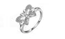 Cubic Zircon Butterfly Shape Ring For Girls