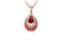Fashion Crystal Water Drop Rhinestone Pendants Necklaces