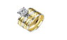 Cubic Zirconia Pattern Ring For Women