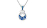 Fashion Butterfly Crystal Pendant Necklace for Women