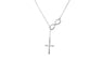 Simple Women Sexy Cross Infinite Choker Necklace