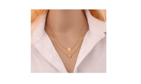 Women's Hammer Chain Long Strip Pendant Necklace - sparklingselections