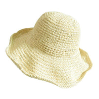 Casual Lady Folding Travel Beach Breathable Cute Sun Hat - sparklingselections