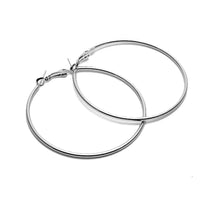 New Stylish Sexy Ear Loop Smooth Circle Hoop Earring - sparklingselections