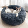 Winter Warm Couch Puppy Plush House Cat Rug Round Dog Bed